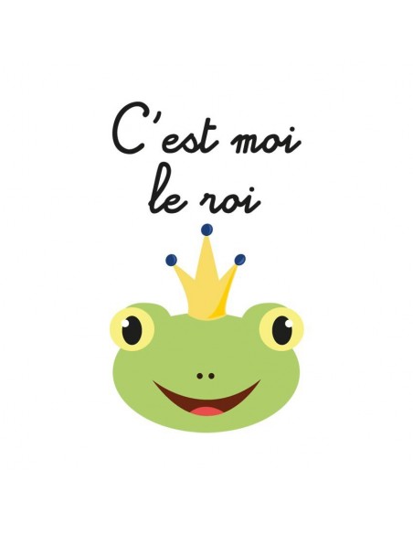 Stickers WC,Sticker WC: Grenouille