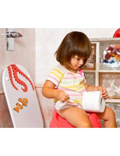 Stickers WC,Sticker WC: Poulpe & Poisson 2