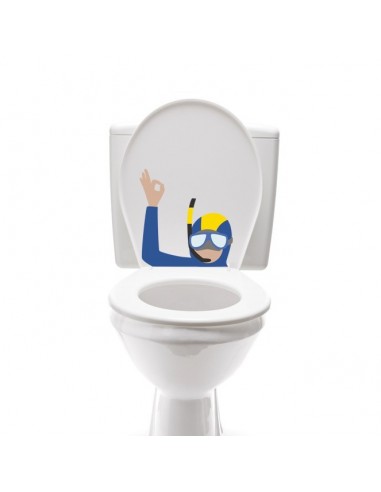 Stickers WC,Sticker WC: Plongeur Stickers WC,Sticker WC: Plongeur