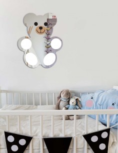 Miroir enfant,Miroir bébé: Nounours 2