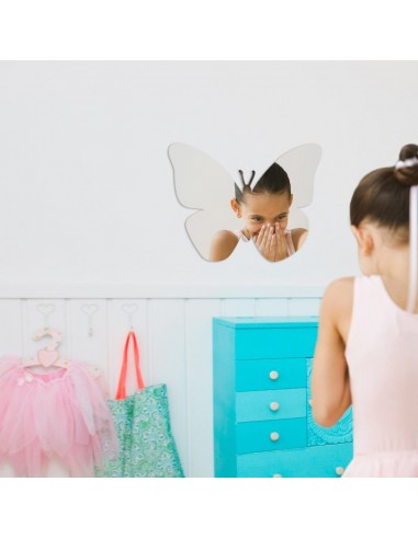 Miroir enfant,Miroir enfant: Papillon de face Miroir enfant,Miroir enfant: Papillon de face