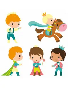 Stickers Fée & Princesse,Stickers frise: Les Princes