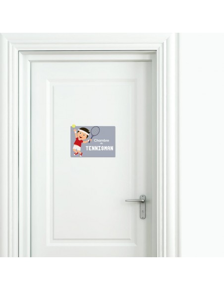 Plaques de porte,Plaque de porte: Tennisman