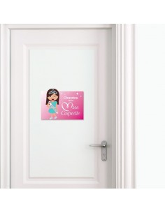 Plaques de porte,Plaque de porte: Miss coquette 2