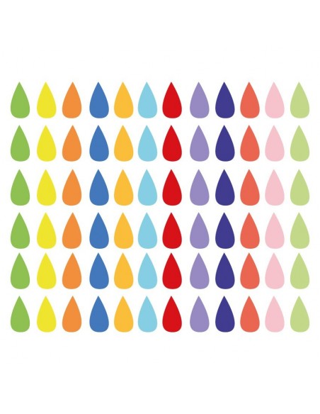 Stickers Graphiques,Stickers muraux: Gouttes de pluie