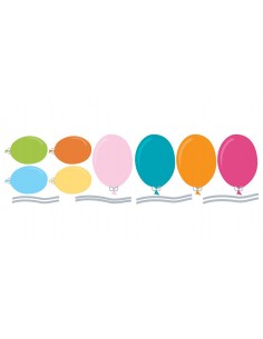 Stickers Bébé,Stickers bébé: Ballons de Couleur (x8) 2