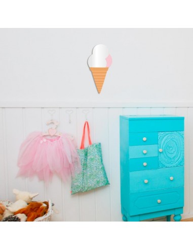 Miroir enfant,Miroir enfant: Cornet de glace Miroir enfant,Miroir enfant: Cornet de glace