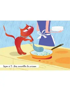 Set de table,Set De Table Chat: Gribouille - Leçon n°1
