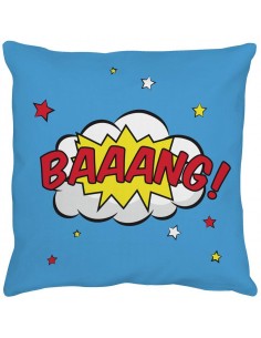 Coussins Déco,Coussin enfant: Super-Héros BAAANG