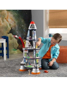 Jouet en bois,Fusée en bois 2