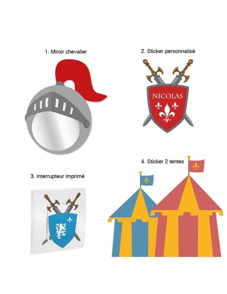 Kit Deco Promo,Kit Déco: Chevalier Blason