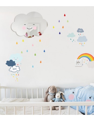 Kit Deco Promo,Kit Déco: Nuage et pluie Kit Deco Promo,Kit Déco: Nuage et pluie