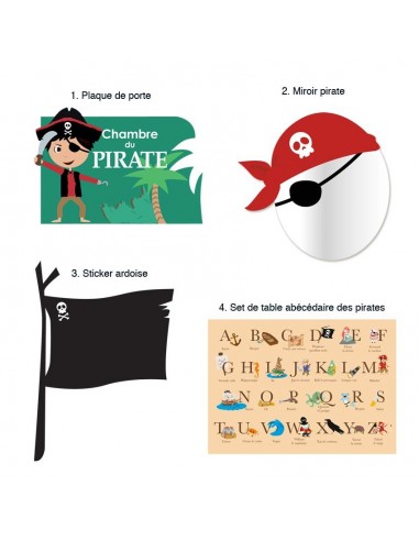 Kit Deco Promo,Kit Déco: Pirate Corsaire