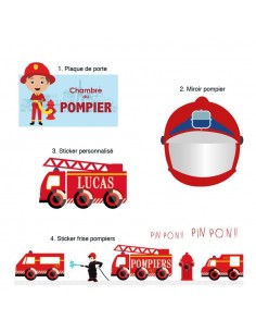 Kit Deco Promo,Kit Déco: Sapeur pompier