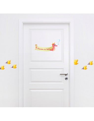 Stickers de la Mer,Stickers mer: Banc de poissons jaunes Stickers de la Mer,Stickers mer: Banc de poissons jaunes