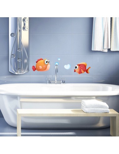Stickers de la Mer,Stickers mer: Poissons amoureux Stickers de la Mer,Stickers mer: Poissons amoureux