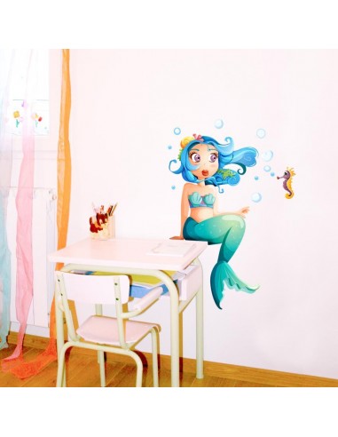 Stickers de la Mer,Sticker sirène: Océane Stickers de la Mer,Sticker sirène: Océane