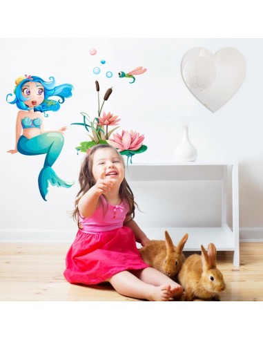 Stickers de la Mer,Sticker sirène: Océane Stickers de la Mer,Sticker sirène: Océane