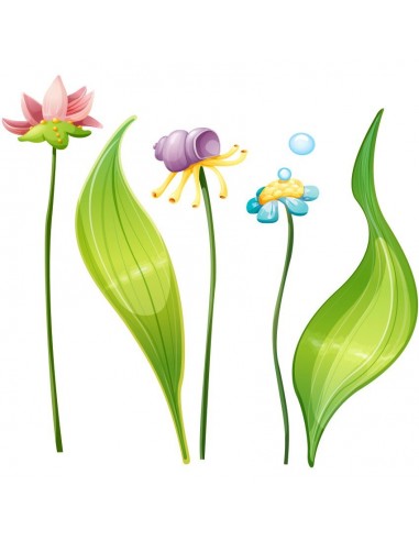 Stickers de la Mer,Stickers mer: Plantes aquatiques