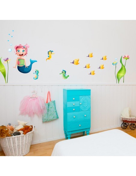 Stickers de la Mer,Stickers mer: Plantes aquatiques