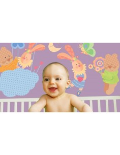 Stickers Nounours Doudous,Sticker mural: Doudou Amoureux 2