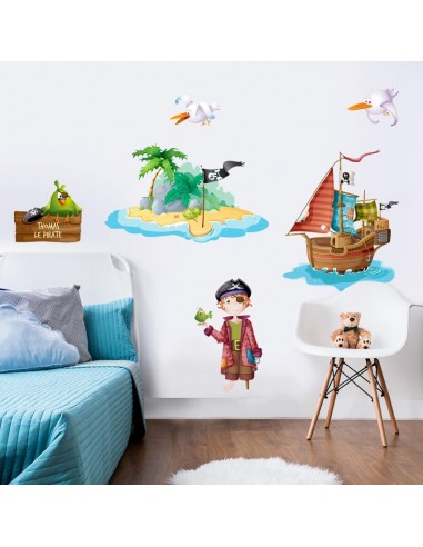 Kit Deco Promo,Kit Stickers pirate: Barbe Rousse Kit Deco Promo,Kit Stickers pirate: Barbe Rousse