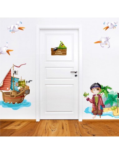 Kit Deco Promo,Kit Stickers pirate: Barbe Rousse Kit Deco Promo,Kit Stickers pirate: Barbe Rousse