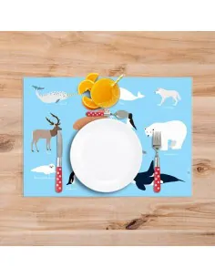 Set de table,Set De Table Enfant: Animaux polaires 2