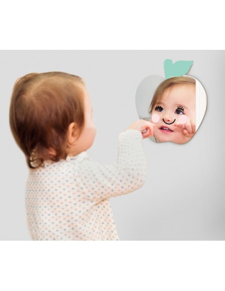 Miroir enfant,Miroir enfant: Pomme Sourire