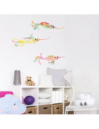 Stickers Asie,Sticker Japon: 3 Koinoboris Stickers Asie,Sticker Japon: 3 Koinoboris