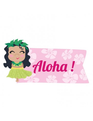 Stickers Prénom,Sticker Prénom: Aloha!