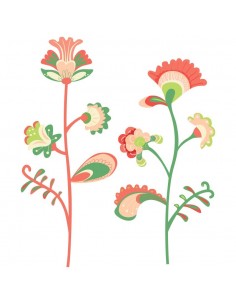 Stickers Russie,Stickers Enfant: Grandes fleurs de Russie