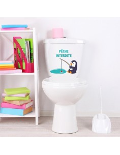 Stickers WC,Sticker WC: Pêche Interdite 2