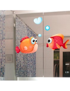 Stickers de la Mer,Stickers mer: Poissons amoureux 2