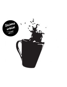 Sticker Ardoise,Sticker ardoise: Tasse à café
