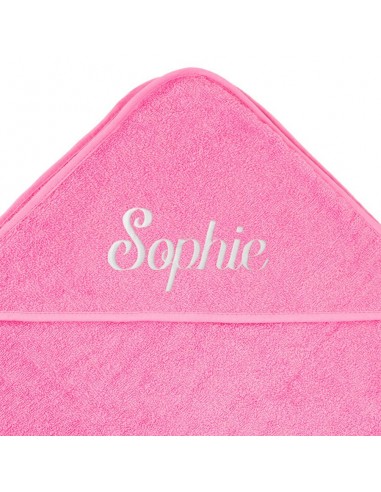 Linge de Bain,Cape de Bain Rose Personnalisée: