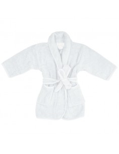 Linge de Bain,Peignoir Enfant Personnalisé: Blanc 2
