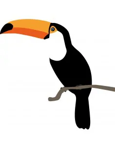 Stickers Jungle & Savane,Stickers Jungle: Toucan