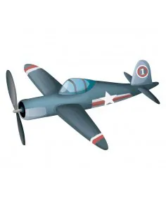 Stickers Voiture & Transports,Sticker enfant: Avion de Chasse