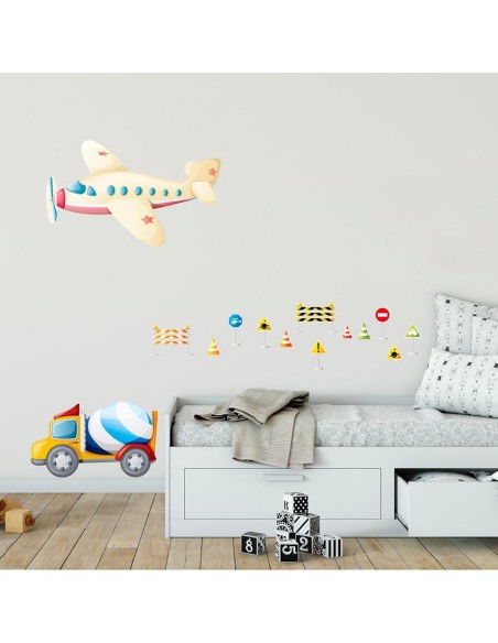 Stickers Voiture & Transports,Sticker Avion de Grande Ligne