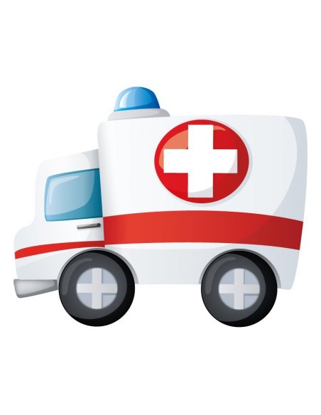 Stickers Voiture & Transports,Sticker Transports: Ambulance