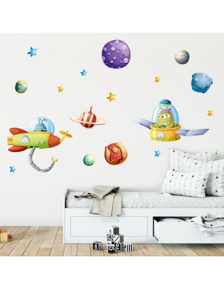 Stickers Espace,Sticker Espace: Vaisseau Alien