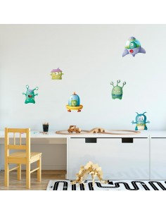 Stickers Espace,Sticker Espace: Tribu des Extra 2