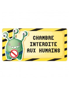 Stickers Espace,Sticker Interdit aux Humains