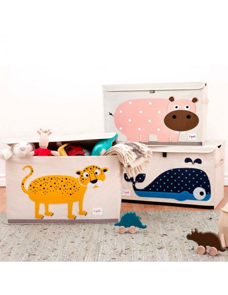 Coffre a jouet & Bancs,Coffre à Jouets Hippopotame