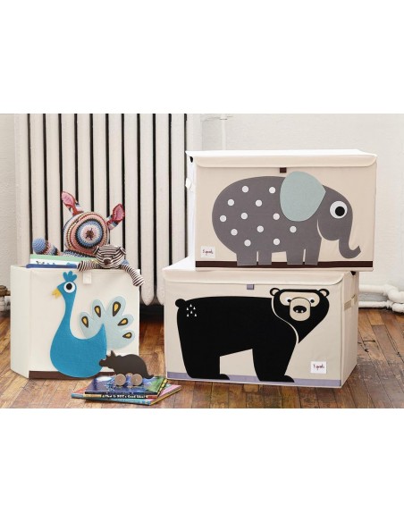 Boîtes & Paniers de rangement,Cube de Rangement Paon