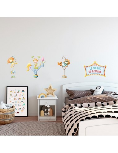 Stickers Prénom,Sticker Prénom: Cirque Rose Stickers Prénom,Sticker Prénom: Cirque Rose